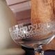 Champagne glasses Baccarat Crystal 20s/30s Superb stylized frieze