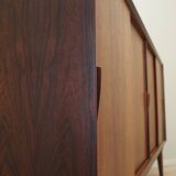 Rosewood highboard, Danish design, 1970s, manufacturer: Omann Jun