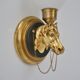 Vintage brass wall lamps