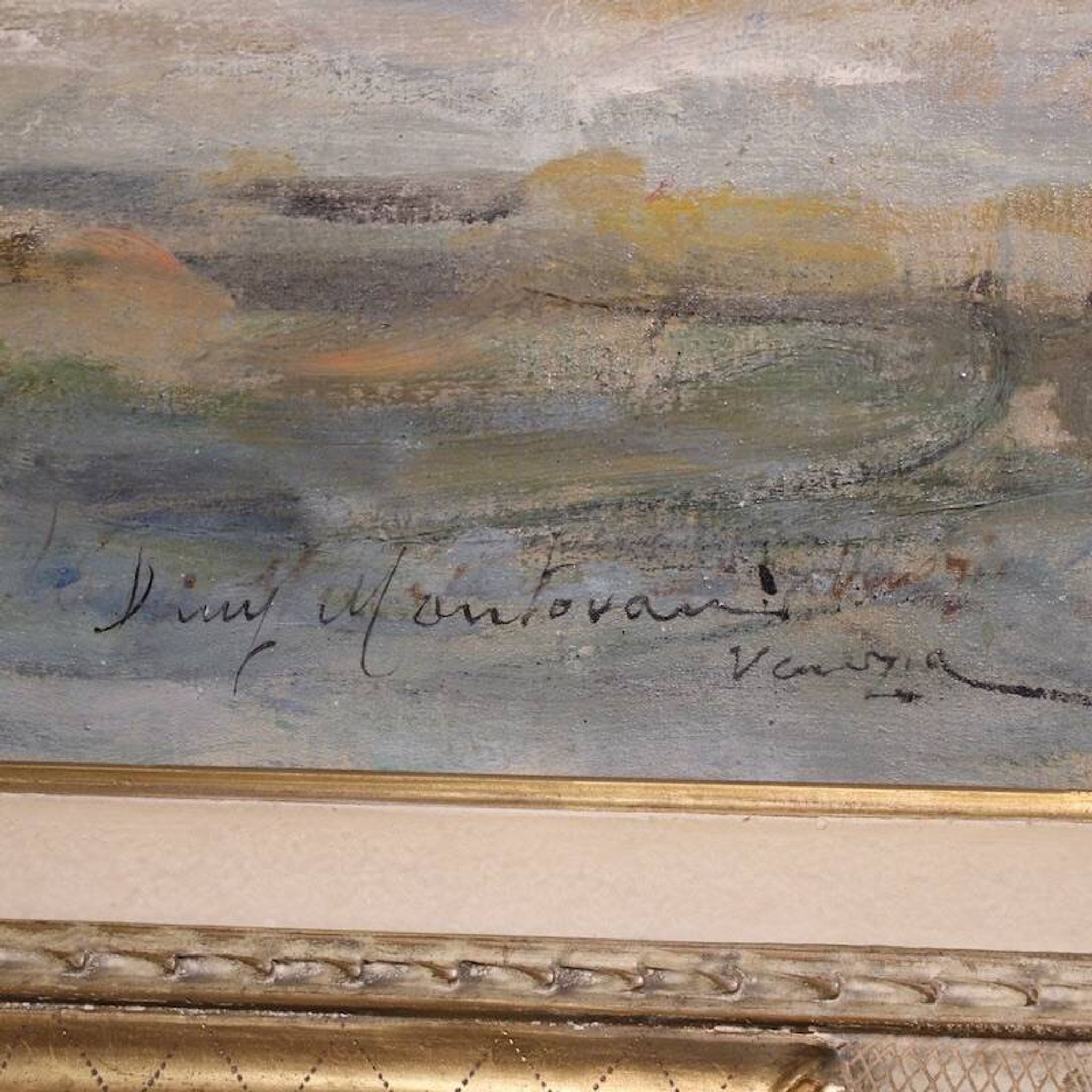 Great painting signed by Luigi Mantovani, View of Venice