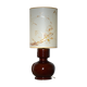 Ceramic lamp and dried flowers