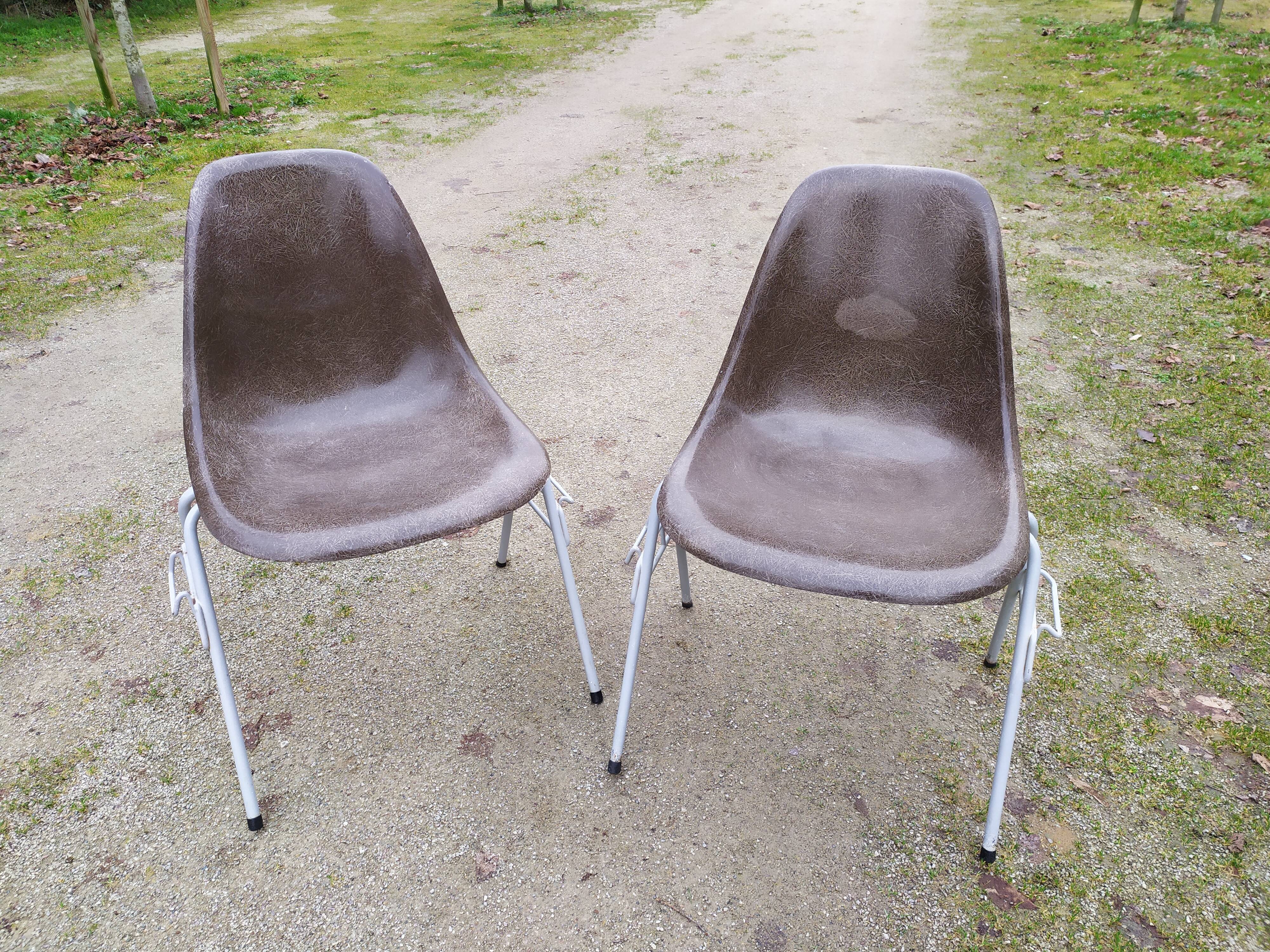 Charles and Ray Eames DSS chairs, Herman Miller, 50s-60s