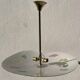 Glass pendant light 1970 Space age