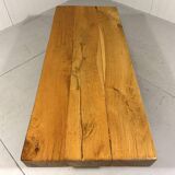 Brutalist sturdy hardwood coffee table 1960’s