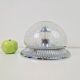 Vintage Ceiling Lamp in Chrome Glass from Hillebrand Lighting, 1960s