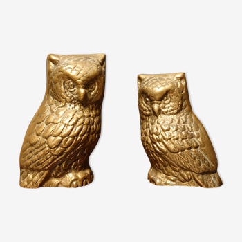 Brass owls