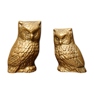 Brass owls