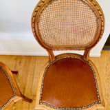 Chaises anciennes médaillon