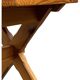 Vintage dining table pinewood 1960 minimalist dining table