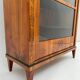 Biedermeier Display Cabinet in Cherry Veneer, Ash Burl, Austria, 1820s