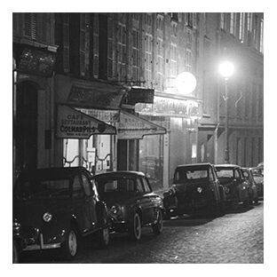 Vintage photograph rue du Chateau Landon Paris 1965