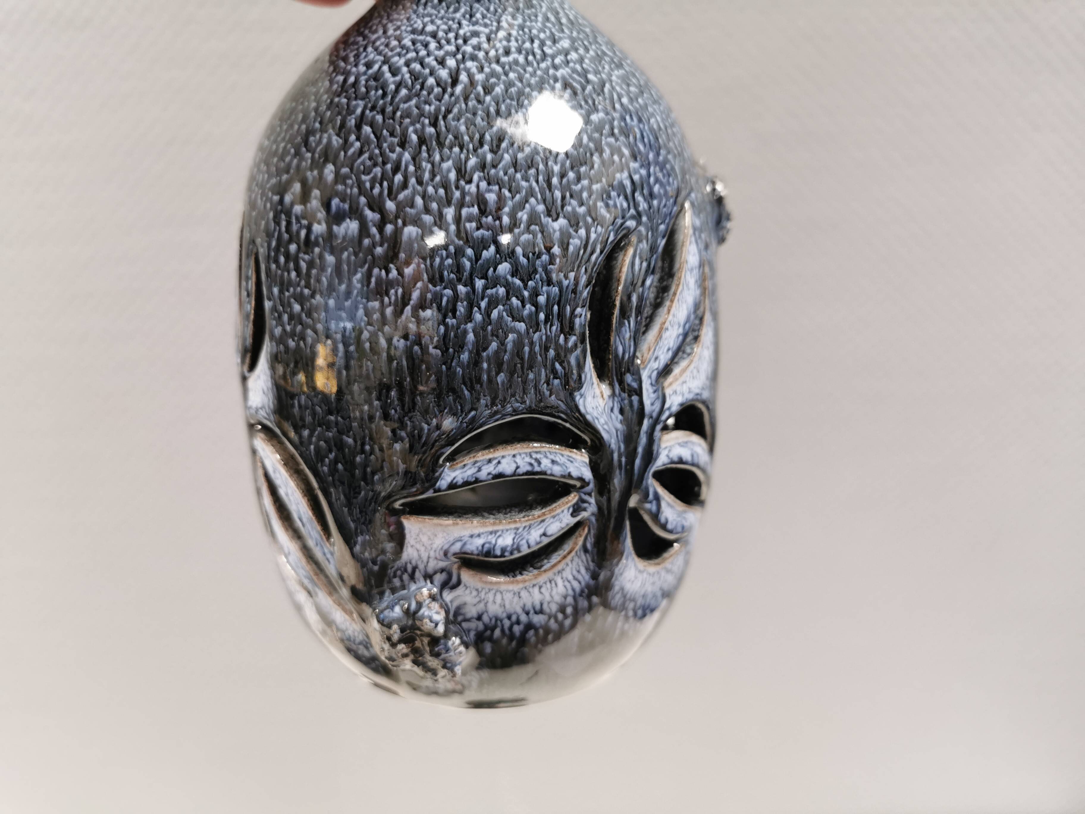 Lanterne Rare Glit Islande – 22,5 cm – Par Gerhard Schwarz