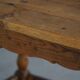 Modern French rectangular dining table in solid pine, handmade, 1900s.