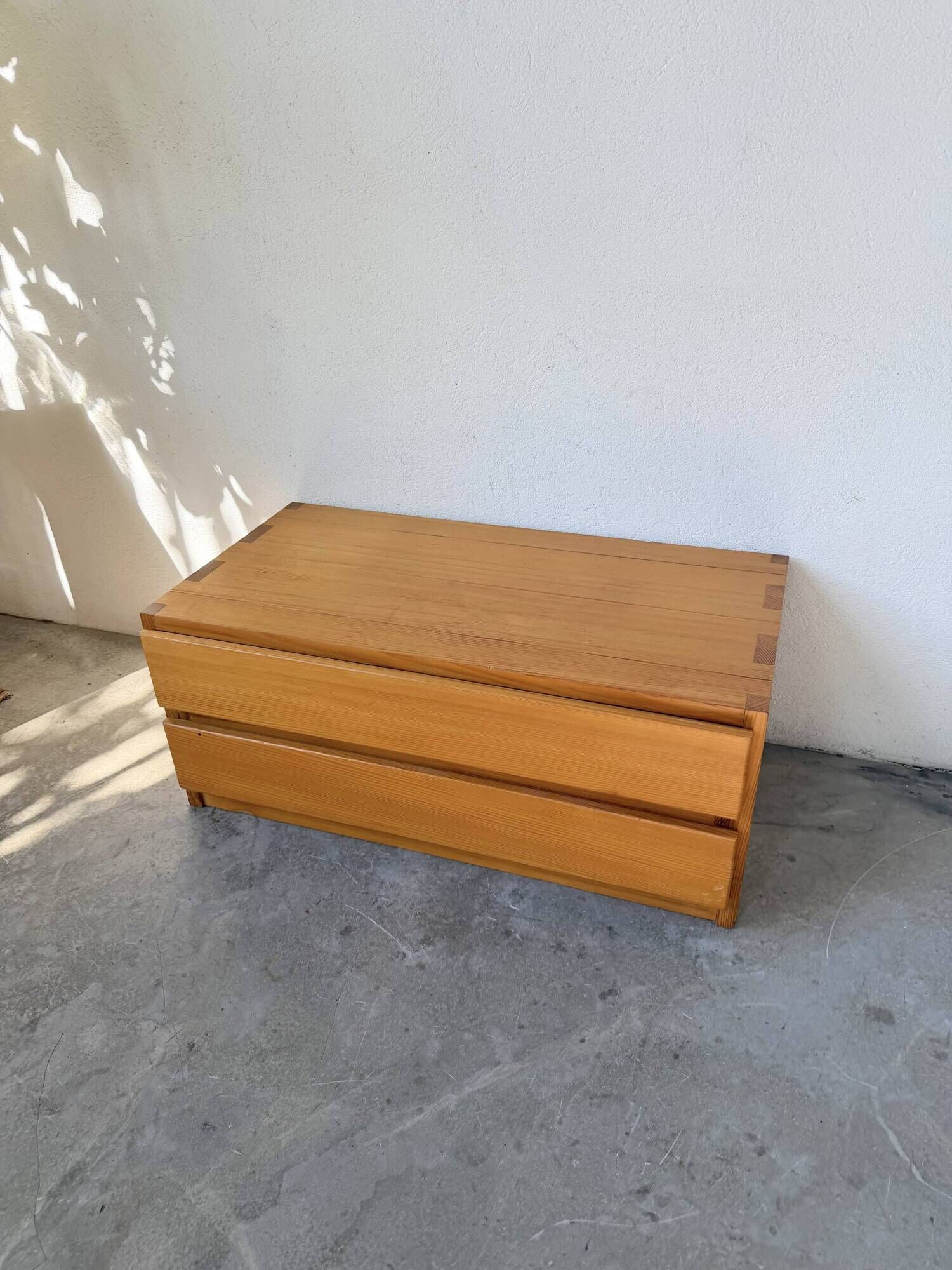 Bedside cabinet pine Maison Regain