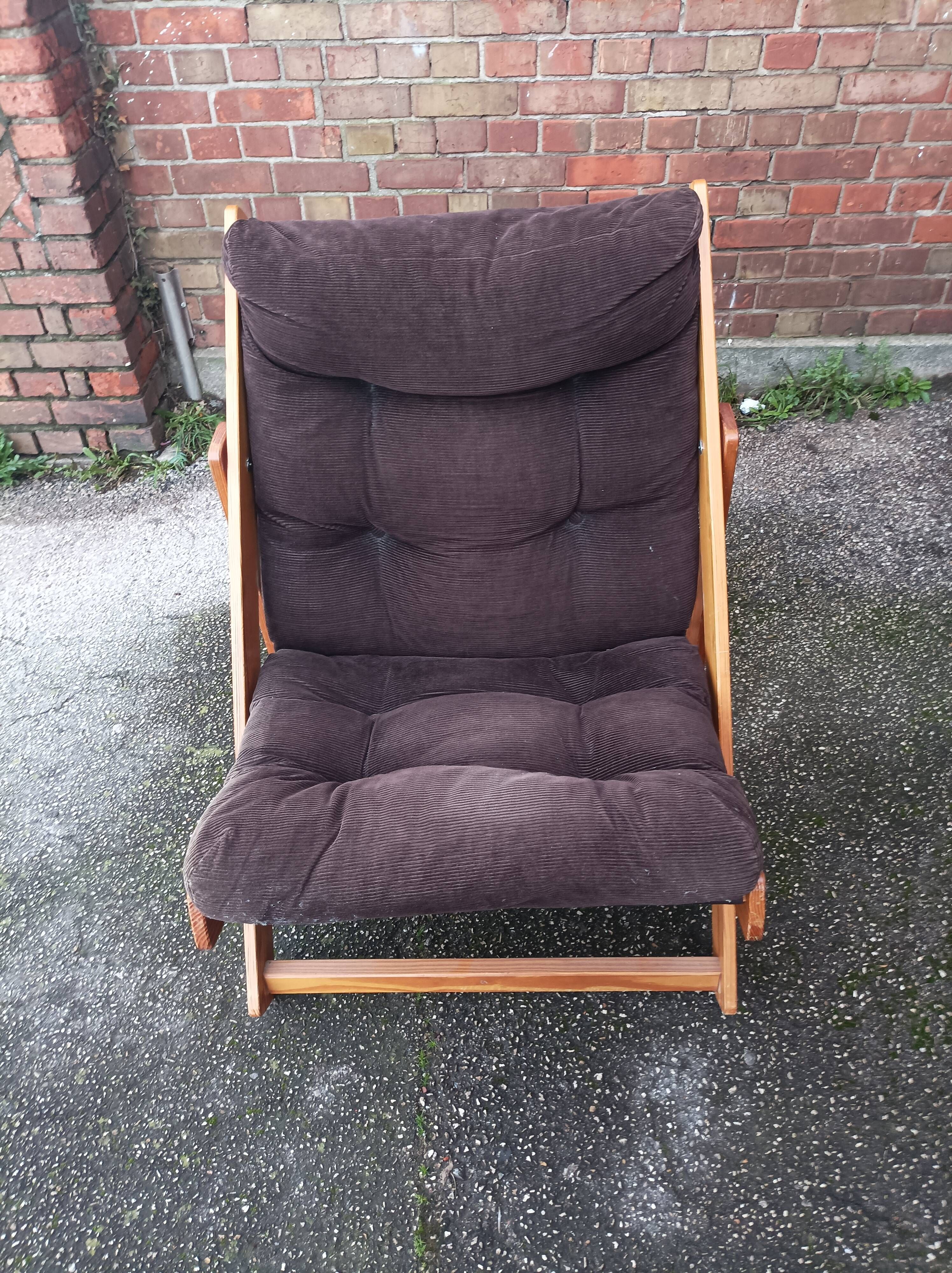 Kon-tiki armchair Ikea wood velvet Gillis Lundgren vintage