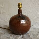 Glazed ceramic lamp base, 1960s
