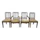 Paire de fauteuils et paire de chaises anglaises