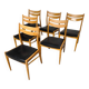 6 chaises scandinave vintage