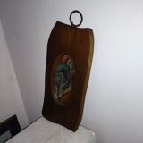 Mirror 50s freeform wood frame