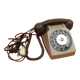 1980s Socotel Model S63 rotary phone with earphone