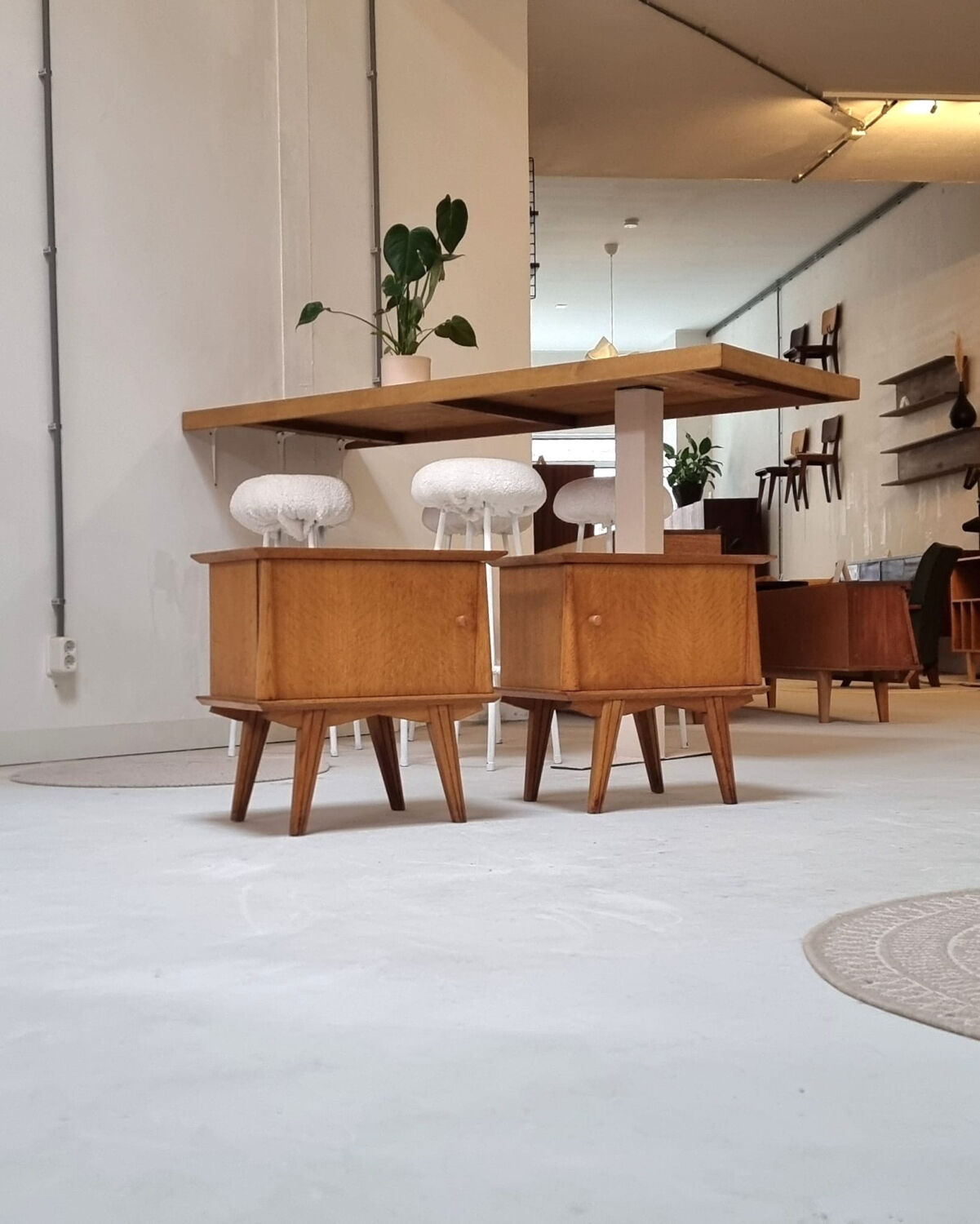 Mid-century bedside table