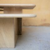 Series of 3 vintage marble coffee tables