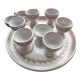 Egg cups, 9-piece service by Michel Spire