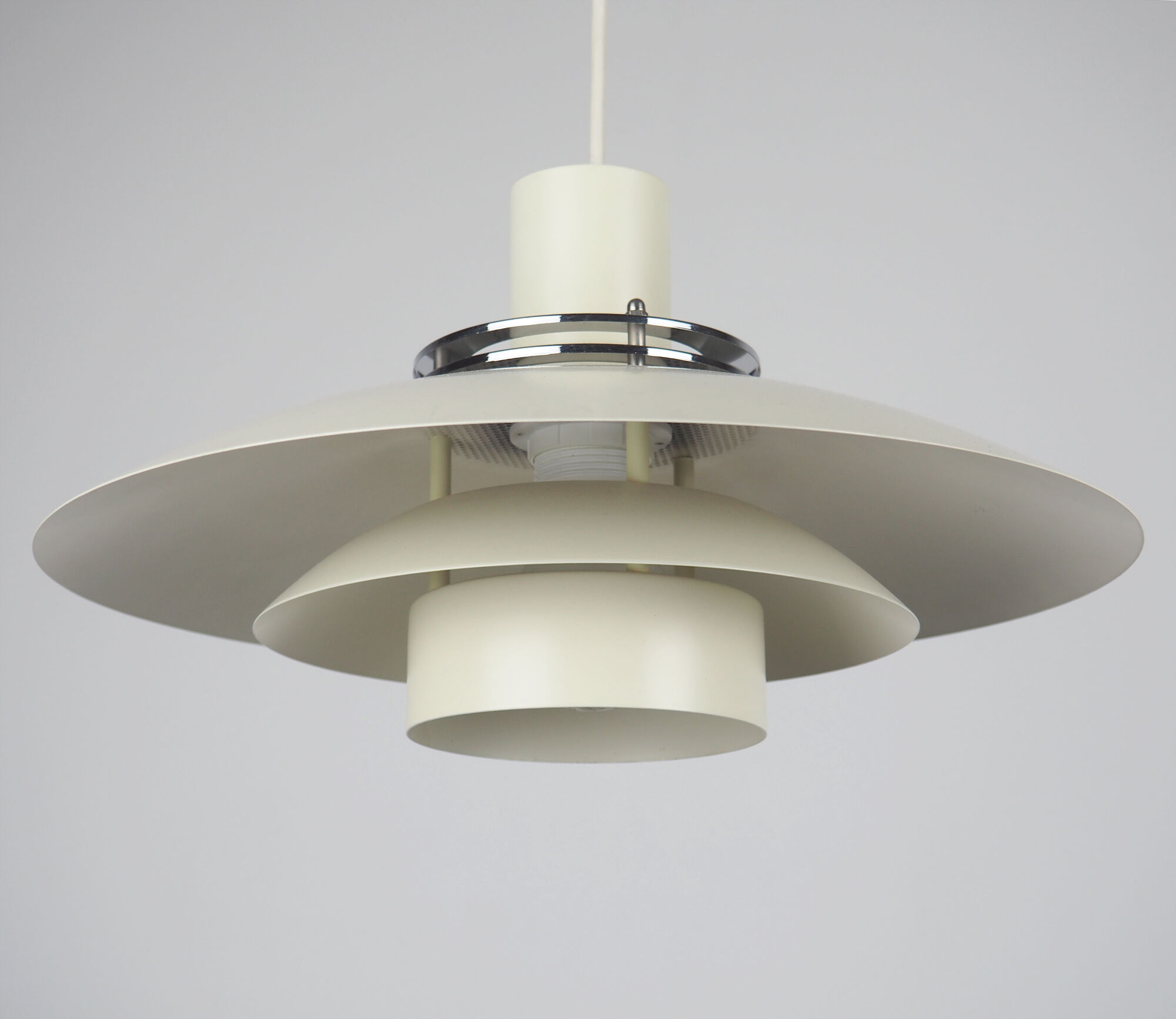 Danish metal hanging lamp 1970