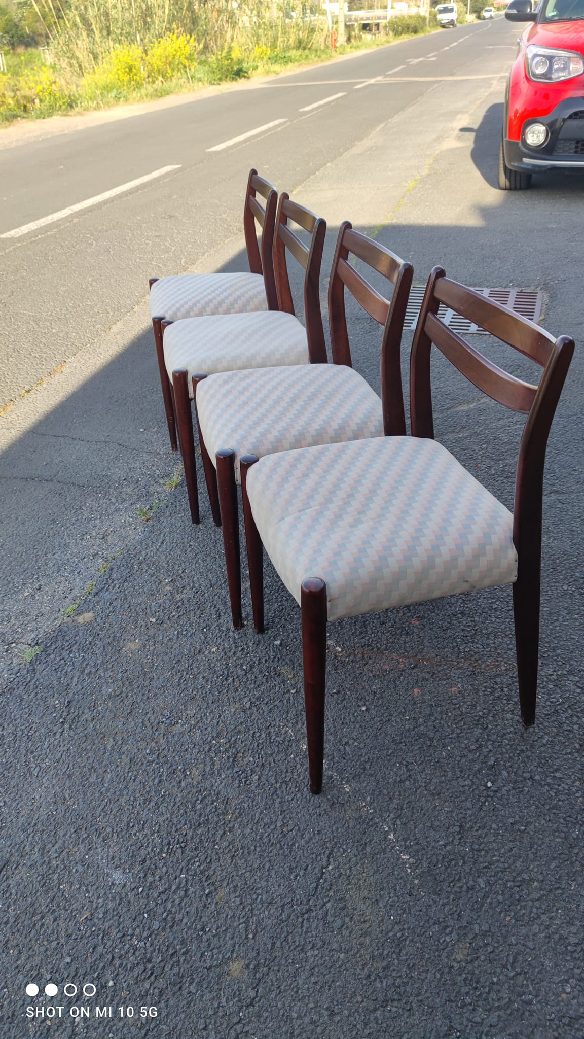 Série de 4 chaises scandinave vers 1960