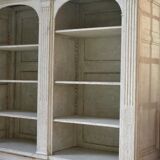 Painted wooden bookcase
