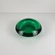 Vide poche / cendrier en verre vert, Tchéquie, 1960