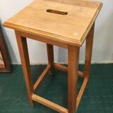 Mid-high geometric wood tab