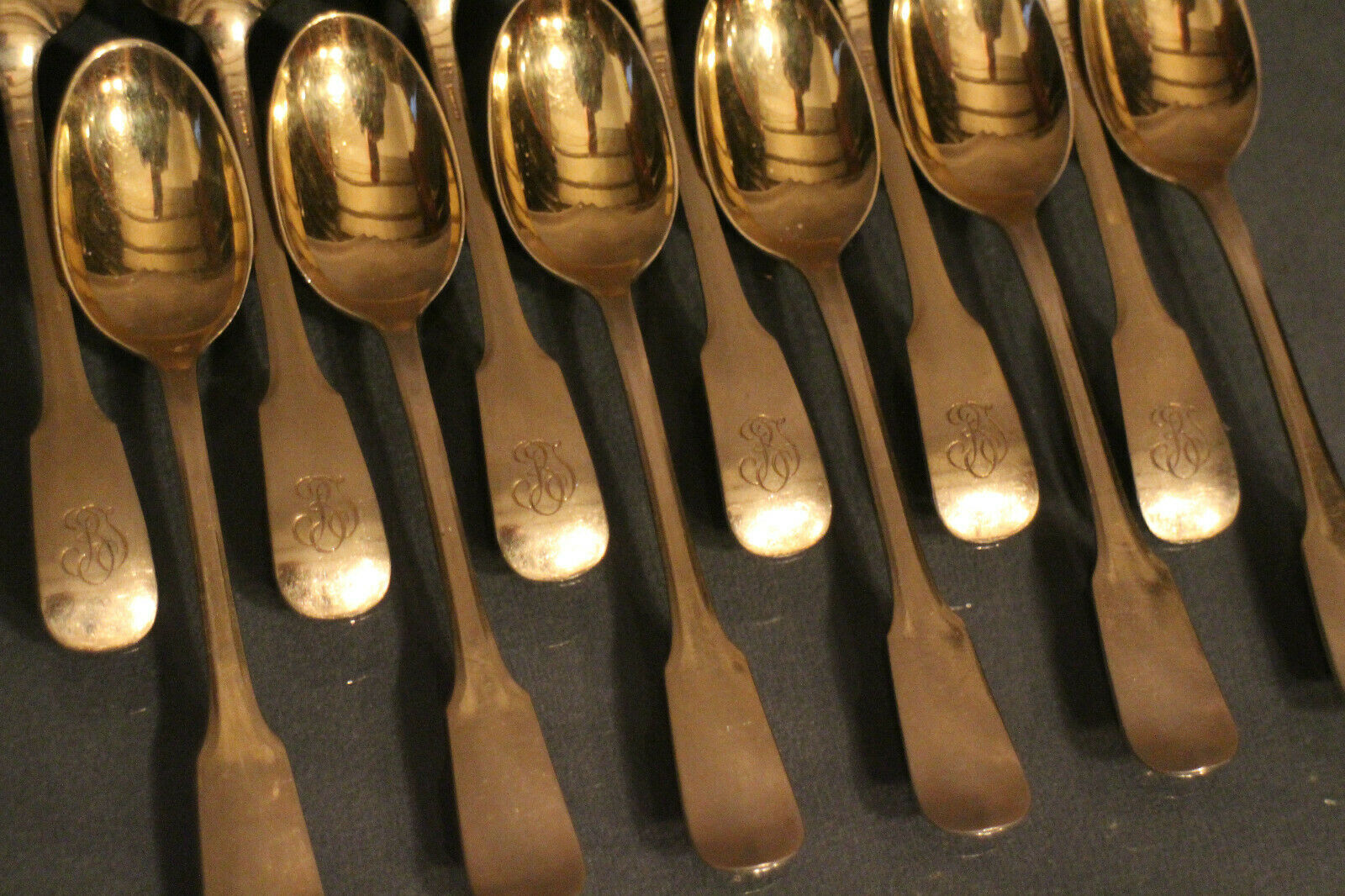 Boulenger's 12-square-plate gold metal single-plate set