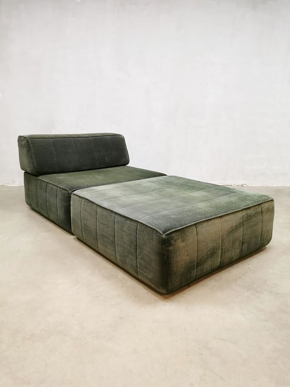 Midcentury design modular sofa daybed lounge bank team ag cor