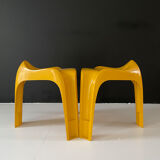 Pair of stools by alexeander begge for casala, 1970