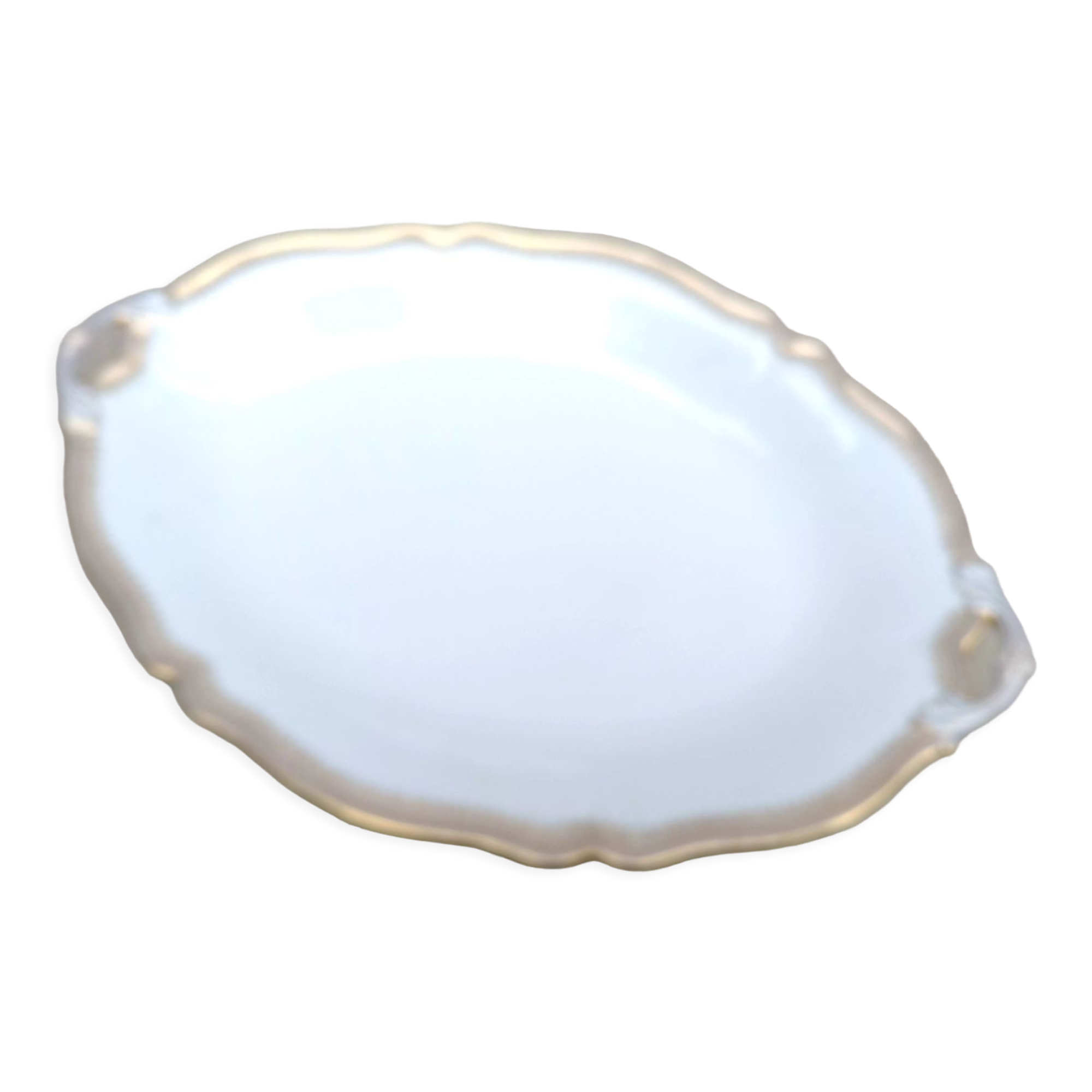 Oval porcelain dishes