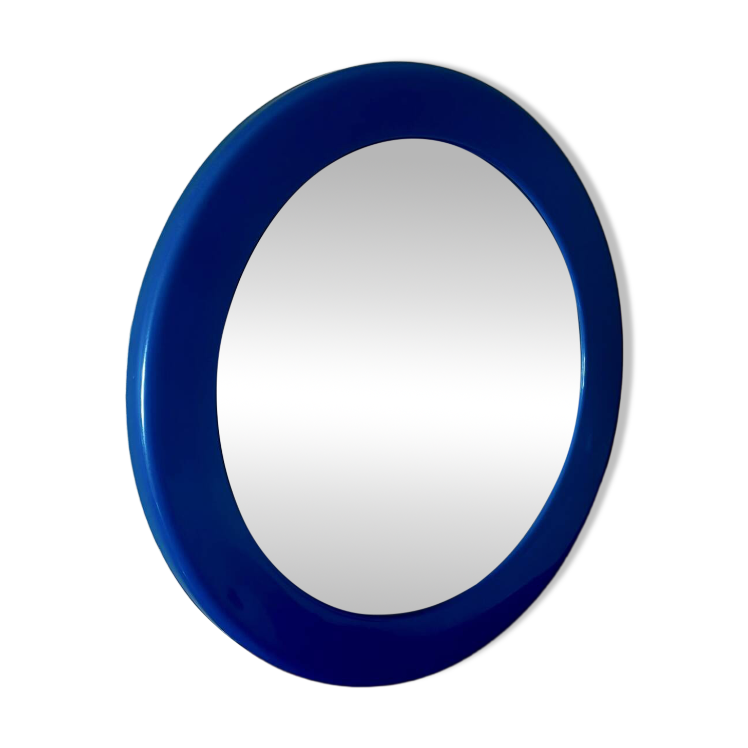 Miroir syla vintage bleu années 70 space age