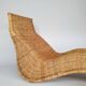 Karlskrona rattan lounge chair by Karl Malmvall for Ikea