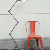 Vintage Jielde Industrial Graphite Lamp 4 arms by Jean Louis Domecq France 1960s