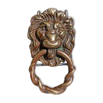 Old bronze door knocker late 19th century