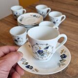 Table service of 108 pieces, Limoges porcelain, Sofafils