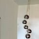 Large space art waterfall chandelier from the 70s by “present time”