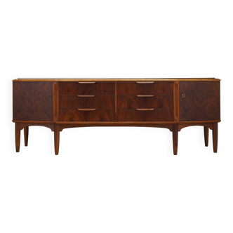 Walnut sideboard, Danish design, 1960s, manufactured in Denmark