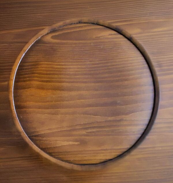tabouret haut en bois courbé type Thonet