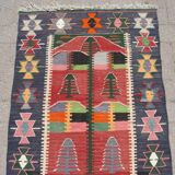 Handmade small kilim rug