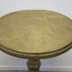Round copper side table from the 50 years