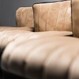 Set of 3 modular armchairs 70s vintage