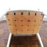 Louis XV style canned armchair lacquered wood