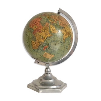 Luminous glass globe early twentieth century