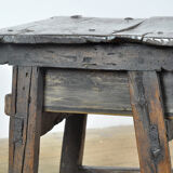 Spanish oak side table, 18th century